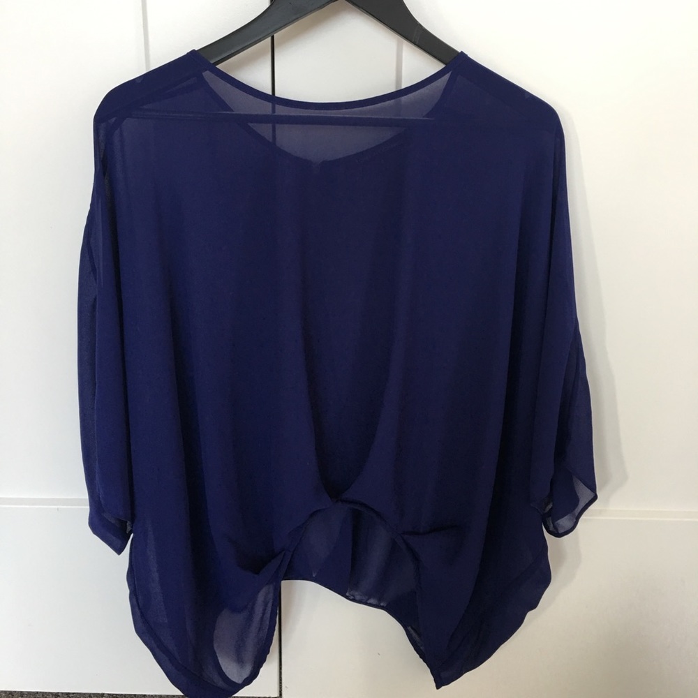 Blue Sheer Shirt